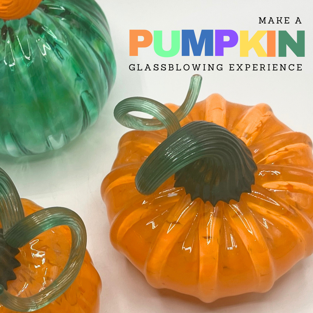 Make A Pumpkin<br> Glassblowing Experience<br>September 26, 2026