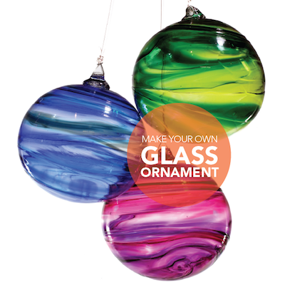Make An Ornament<br>Glassblowing Experience<br>December 5, 2026